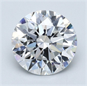 Natural Diamond 2.02 Carats, Round with Very Good Cut, D Color, VS1 Clarity and Certified by GIA