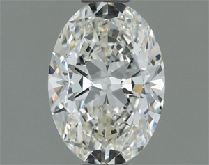 Picture of Natural Diamond 0.50 Carats, Oval with  Cut, I Color, VS1 Clarity and Certified by IGI