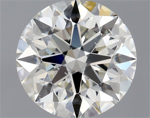 Picture of Natural Diamond 0.80 Carats, Round with Excellent Cut, I Color, SI2 Clarity and Certified by GIA