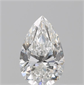 Natural Diamond 0.70 Carats, Pear with  Cut, G Color, VS2 Clarity and Certified by GIA