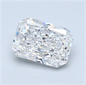 Diamante Natural 0.80 quilates, Radiante , Color E, claridad SI1 y certificado GIA