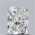 Natural Diamond 0.72 Carats, Radiant with  Cut, G Color, VS1 Clarity and Certified by GIA