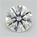 Del inventario de diamantes de laboratorio, 5.49 quilates, Redondo , Color E, claridad VVS2 y certificado GIA