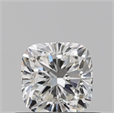 Natural Diamond 0.51 Carats, Cushion with  Cut, H Color, VVS2 Clarity and Certified by GIA