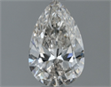 Natural Diamond 0.51 Carats, Pear with  Cut, J Color, SI1 Clarity and Certified by GIA