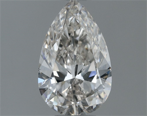 Picture of Natural Diamond 0.51 Carats, Pear with  Cut, J Color, SI1 Clarity and Certified by GIA