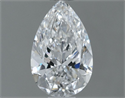 Natural Diamond 0.70 Carats, Pear with  Cut, E Color, VS2 Clarity and Certified by GIA