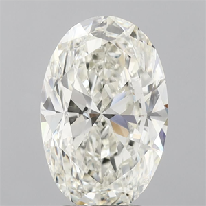 Picture of Natural Diamond 3.01 Carats, Oval with  Cut, I Color, SI1 Clarity and Certified by IGI