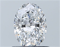 Diamante Natural 0.75 quilates, Ovalado , Color D, claridad VS1 y certificado GIA