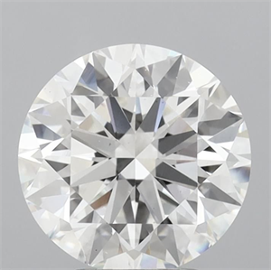 Picture of Lab Grown Diamond 3.52 Carats, Round with Excellent Cut, F Color, VS2 Clarity and Certified by IGI