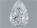 Diamante Natural 0.40 quilates, De pera , Color E, claridad VS2 y certificado GIA