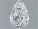 Diamante Natural 0.40 quilates, De pera , Color E, claridad VS2 y certificado GIA