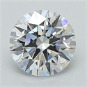 Del inventario de diamantes de laboratorio, 1.36 quilates, Redondo , Color E, claridad VS1 y certificado GIA