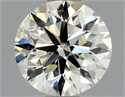Diamante Natural 0.70 quilates, Redondo , Color N, claridad VVS1 y certificado GIA