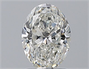 Diamante Natural 1.20 quilates, Ovalado , Color H, claridad VS1 y certificado GIA