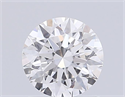 Lab Grown Diamond 1.07 Carats, Round with Excellent Cut, D Color, VVS2 Clarity and Certified by IGI