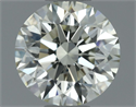 Natural Diamond 0.73 Carats, Round with Excellent Cut, M Color, VVS2 Clarity and Certified by GIA