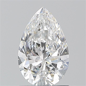 Picture of Natural Diamond 1.20 Carats, Pear with  Cut, D Color, VVS2 Clarity and Certified by GIA