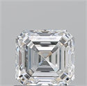 Natural Diamond 1.02 Carats, Asscher with  Cut, F Color, VS2 Clarity and Certified by GIA