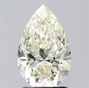 Picture of Natural Diamond 1.55 Carats, Pear with  Cut, M Color, SI1 Clarity and Certified by GIA