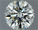 Diamante Natural 0.71 quilates, Redondo , Color J, claridad VVS1 y certificado IGI