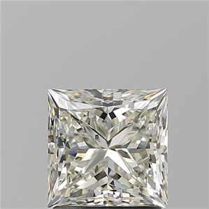 Foto Diamante Natural 1.70 quilates, Princesa , Color K, claridad SI1 y certificado GIA de