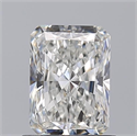 Natural Diamond 1.01 Carats, Radiant with  Cut, G Color, SI1 Clarity and Certified by GIA
