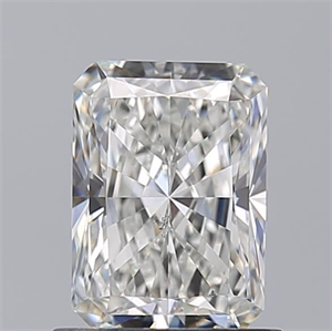 Picture of Natural Diamond 1.01 Carats, Radiant with  Cut, G Color, SI1 Clarity and Certified by GIA