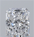 Natural Diamond 0.34 Carats, Radiant with  Cut, E Color, VVS1 Clarity and Certified by GIA