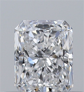 Picture of Natural Diamond 0.34 Carats, Radiant with  Cut, E Color, VVS1 Clarity and Certified by GIA