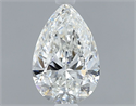 Diamante Natural 0.60 quilates, De pera , Color G, claridad VVS1 y certificado GIA