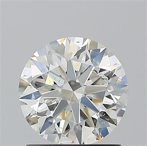 Picture of Natural Diamond 1.20 Carats, Round with Excellent Cut, J Color, SI2 Clarity and Certified by GIA