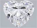 Natural Diamond 2.51 Carats, Heart with  Cut, F Color, SI2 Clarity and Certified by GIA