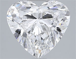 Picture of Natural Diamond 2.51 Carats, Heart with  Cut, F Color, SI2 Clarity and Certified by GIA