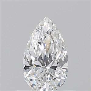 Picture of Natural Diamond 0.50 Carats, Pear with  Cut, E Color, VS2 Clarity and Certified by GIA