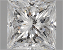 Natural Diamond 1.02 Carats, Princess with  Cut, E Color, SI2 Clarity and Certified by HRD