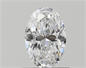 Natural Diamond 0.76 Carats, Oval with  Cut, D Color, IF Clarity and Certified by GIA