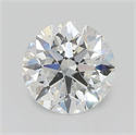 Lab Grown Diamond 2.60 Carats, Round with Excellent Cut, E Color, VS2 Clarity and Certified by IGI