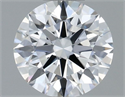 Natural Diamond 0.70 Carats, Round with Excellent Cut, F Color, VS1 Clarity and Certified by GIA
