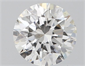 Diamante Natural 0.51 quilates, Redondo , Color F, claridad VS2 y certificado GIA