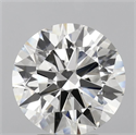 Lab Grown Diamond 3.81 Carats, Round with Ideal Cut, F Color, IF Clarity and Certified by IGI