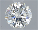 Natural Diamond 0.58 Carats, Round with Excellent Cut, I Color, VVS1 Clarity and Certified by GIA