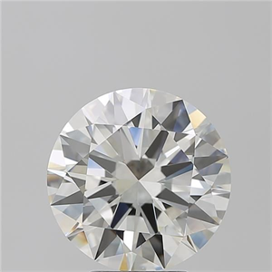 Picture of Natural Diamond 4.01 Carats, Round with Excellent Cut, J Color, VS2 Clarity and Certified by GIA