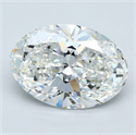 Diamante Natural 5.51 quilates, Ovalado , Color G, claridad VS2 y certificado GIA