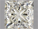 Natural Diamond 2.01 Carats, Princess with  Cut, K Color, VS2 Clarity and Certified by GIA