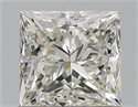 Natural Diamond 1.20 Carats, Princess with  Cut, J Color, VS2 Clarity and Certified by GIA