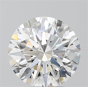 Foto Diamante Natural 2.50 quilates, Redondo , Color F, claridad SI1 y certificado GIA de