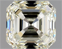 Natural Diamond 1.30 Carats, Asscher with  Cut, N Color, VVS1 Clarity and Certified by GIA