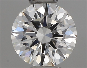 Foto Diamante Natural 0.40 quilates, Redondo , Color H, claridad VVS2 y certificado GIA de