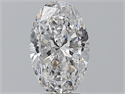 Diamante Natural 2.10 quilates, Ovalado , Color E, claridad SI2 y certificado HRD